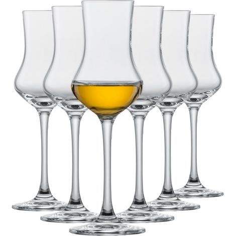 Verres à grappa Bar Special (set de 6), verres à schnaps classiques avec pied, verres en cristal résistant au lave-vaisselle, fabriqué en Allemagne (art. n° 120518) (1/5)