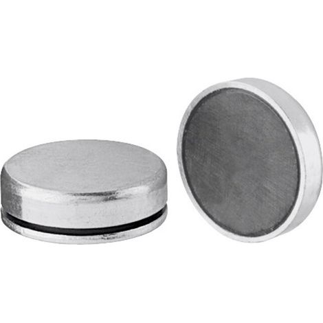 Aimant plat sans taraudage, Ferrite,⌀: 13 mm