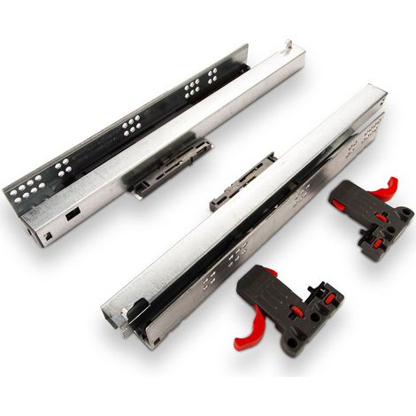 Unterflurführung 40 Kg 400 mm UV4-40-K1D-L400-SC Push-Open + Soft-Close SmartSlide (1/5)