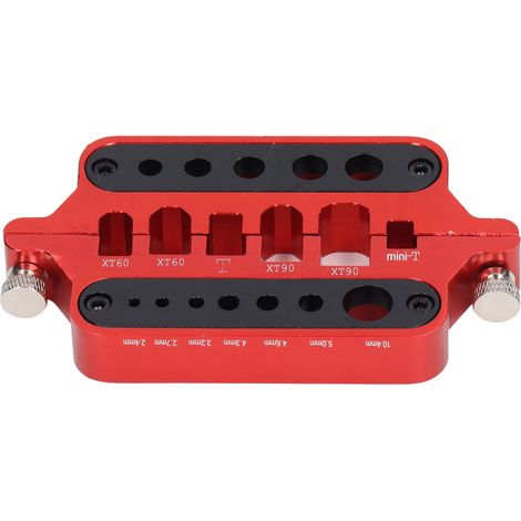 Robuste und sorgfältig gefertigte Lötvorrichtung für XT60-Bananenstecker. (1/5)