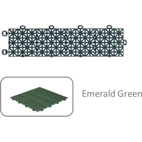 Barre de marquage verte émeraude épaisseur 12 mm Barre de marquage à dimensions 30 x 7,5 cm Barre en plastique idéal pour extérieur