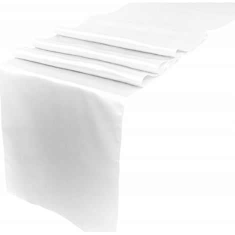 Satén liso, blanco, 36 cm x 9 m, 1 unidad. (1/4)