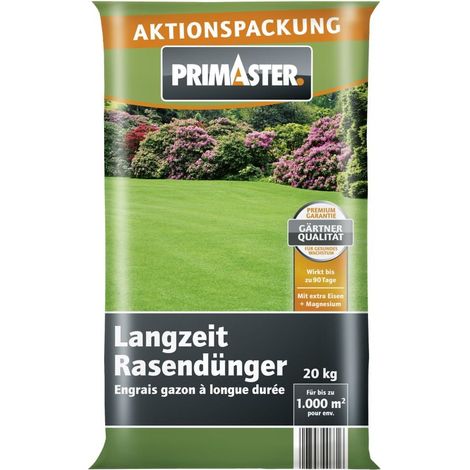 Primaster Rasendünger mit Langzeitwirkung Gartendünger Dünger Rasen