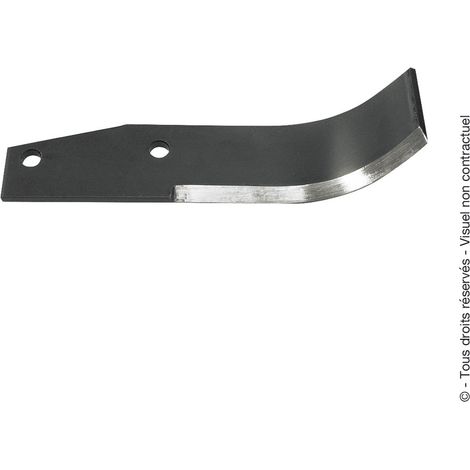 Couteau de fraise arrière adaptable gauche 220 mm Krone CFK22G
