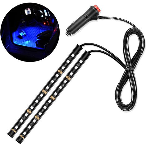 LED-Lichtleisten für Autos mit USB-Anschluss, dekorative Bodenbeleuchtung, Autoteil