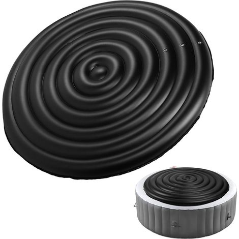 Couverture de Piscine en PVC pour Spa et Baignoire Gonflable 128-158-180CM Régulable Anti-Poussière-AUTRES (1/5)