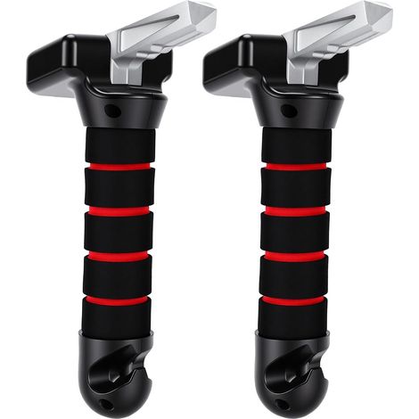 4-in-1 Multifunctional Car Assistance Handle, Mobility Aid for the Elderly, Entry Support with Integrated LED Light, for Getting In and Out of Vehicles (Red) (1/5)