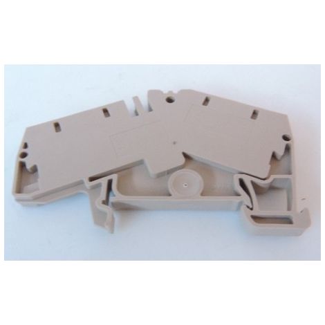 Bloc de jonction traversant 4 fils souples 4mm² 800V 32A bornes ressort ZDU 4-2/4AN WEIDMULLER 1806980000