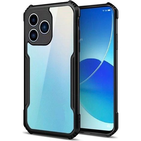 Étui hybride antichute pour Realme Note 50, noir (1/5)