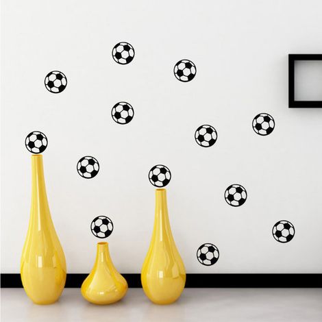 Sticker mural football, autocollant mural de soccer, décoration murale à faire soi-même pour chambre ou salon (1/5)