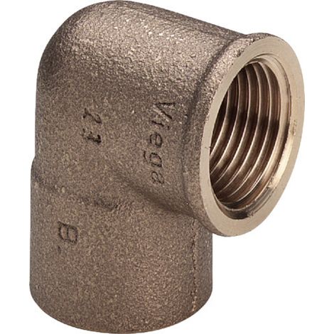 Viega Winkel Übergangswinkel Innengewinde 94090G in 15mm x Rp1/2 Rotguss 100667 (1/3)