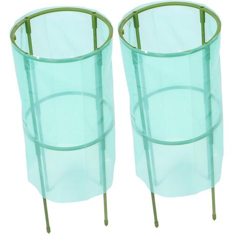De 2 B ches De Protection en Plastique pour Jardini res (1/5)