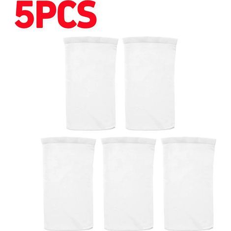 Accessoires de piscine (5 pièces) 5 à 50 chaussettes de skimmer de piscine, filtre en nylon élastique réutilisable, accessoires de nettoyage pour panier de skimmer (1/5)