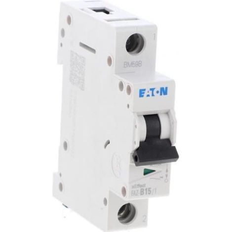 Interruttore magnetotermico 1P B 15A 15kA AC FAZ-B15/1 278534