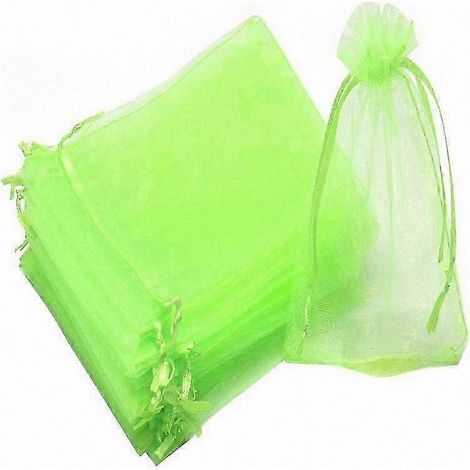 Organzabeutel 15 x 20 cm, 50er-Packung – Atmungsaktive Beutel mit Kordelzug zum Schutz von Obst (Trauben, Beeren) – Hält Obst frisch, verhindert Verderb (1/5)