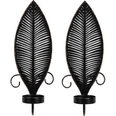 Wandleuchter-Set aus Metall, 2er-Set, für Wohnzimmer und Essbereich