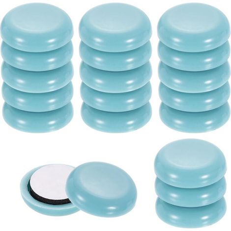 Patins de meubles, patins de meubles autocollants pour meubles, chaises, canapés, tapis et planchers de bois franc (bleu), 20 pièces 22 mm.