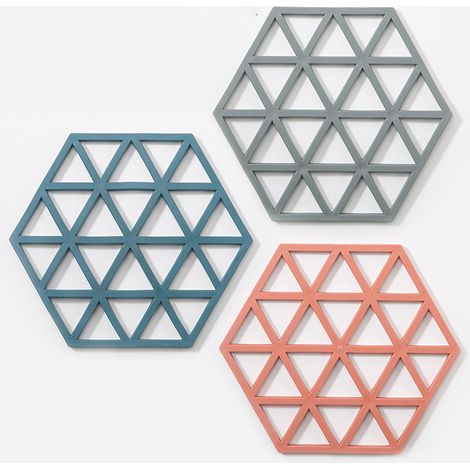 Tapis en silicone antidérapant pour casseroles, poêles et porte-tasses, résistant à la chaleur.