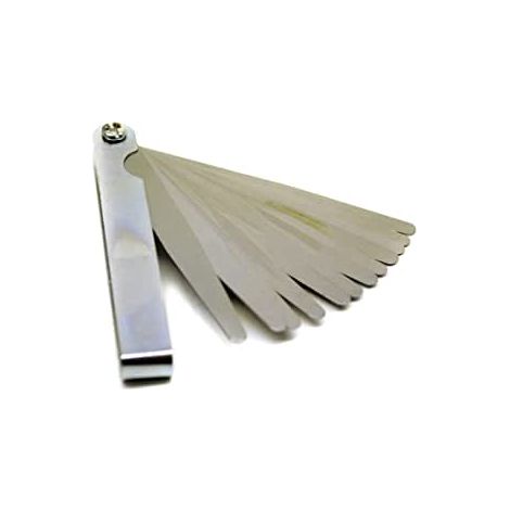 Garden Mile 13 Blade Stainless Steel Mm Feeler Gauge Hand Tool DIY Testing Equipment Automotive Clearance Checking Tool Car Vehicle