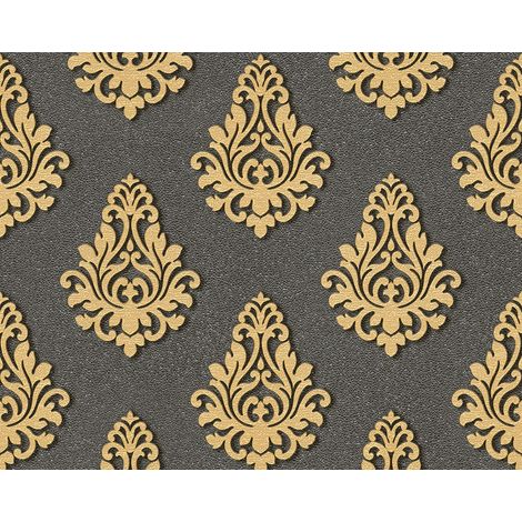 A.S. Creation Nobile 959815 Vliestapete Barock 0.70 m x 10.05 m Grau (1/3)