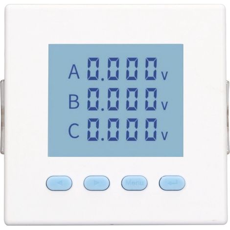 Voltmètre triphasé LCD numérique AC400V affichage digital tension Volt mètre pour entrée AC220V (1/5)
