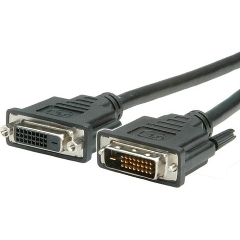 VALUE Verlngerungskabel DVI DVI ST-BU 24+1 dual link 3m