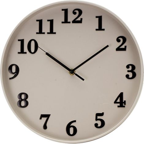 Fabrilamp - Orologio da parete de (30 x 5 cm, con lancette de movimento continuo, trucco rosa (batteria AA non fornita) (1/2)