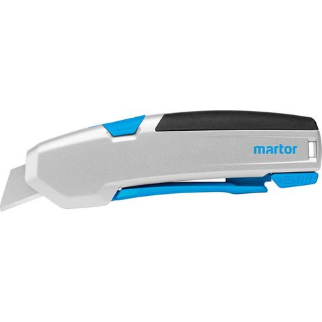 Martor Cuchillo Premium hoja trapezoidal plateada duradera (1/3)