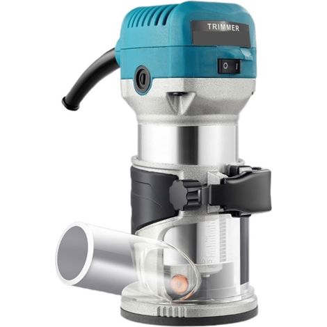 Applicable Routeur Électrique À Bois 800W/2000W, Tondeuse, Fraisage Du, Gravure, Rainurage, Machine De Découpage, Outil Sculpture Puissance éLevéE(2000W Blue)