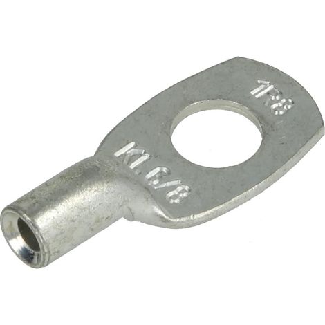 Cosse tubulaire étamée 6 mm²/M8