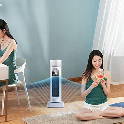climatiseur mobile sans évacuation,Ventilateur sans pales,Minuteur de 6 heures,Refroidit en 3 secondes,Mini climatiseur, (1/4)