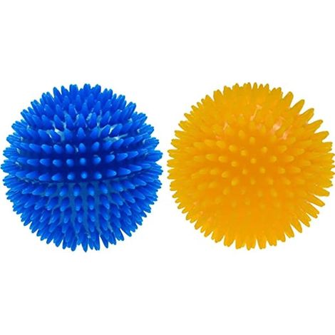 2piecesblue Balle Haute Lastique Chien Mcher Jouets Pour Animaux De Compagnie Caoutchouc Jouets Pour Chiens (1/5)