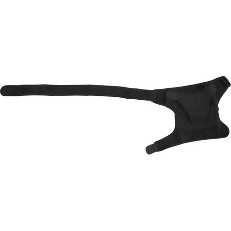 Sangle d'épaule réglable noir pour côté droit - Support élastique de protection contre les blessures, attelle de maintien pour soins corporels (1/5)