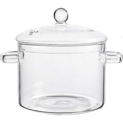 Glasauflaufform für den Herd – 1,9 l / 64 oz – Hitzebeständige Glasauflaufform mit Deckel, mikrowellen- und spülmaschinengeeignet (1/5)