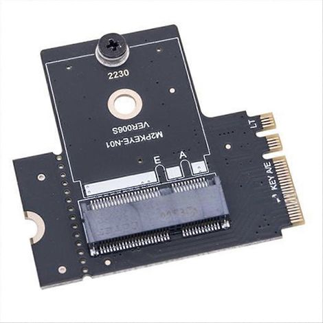 M.2 Key A+E Riser-Konverteradapter, M.2 NGFF Key A/E auf A/E Erweiterungskarte für M.2 Key A+E 3.0 6 Gbit/s Erweiterungskarte (1/5)