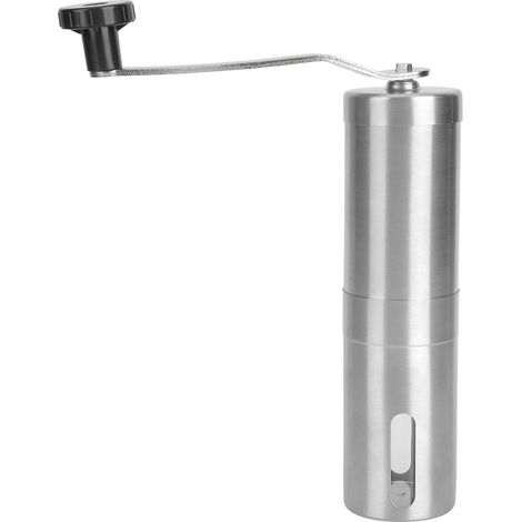 Moulin à café manuel en acier inoxydable avec mouture réglable pour expresso, cafetière à piston et café filtre, idéal pour la maison, le bureau et les voyages.-AquaForge (1/5)