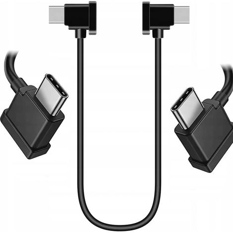 Câble OTG pour télécommande de drone DJI RC-N1 N2 N3 - DJI Mavic Air 2 Mini 2 3 Neo Avata - 2 connecteurs USB-C - 30 cm (1/5)