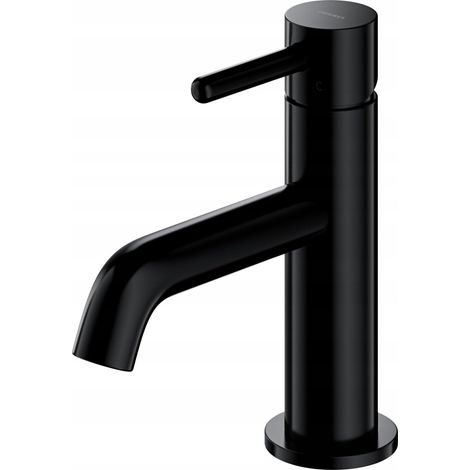 Omnires Y Waschtischarmatur in mattem Schwarz modernes Design