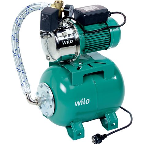 Surpresseur domestique mono WILO-JET HWJ 204 - Réservoir de 20 litres pour eaux claires