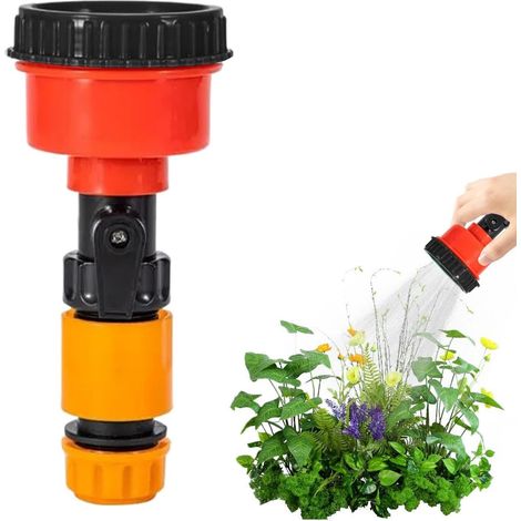Buse pour Pulvérisateur Jardin Outil arrosage à atomisation étanche,Tête Arrosage Rechange À Buse Brumisation pour Pelouse Extérieure Cour Légumes Pépinière Lavage Voiture Douche (1/5)
