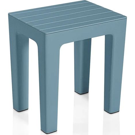 SGABELLO WOODY 38X29XH41CM BLU PASTELLO (1/4)