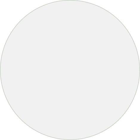 vidaXL Tischschutzmatte Ø 90 cm 2 mm PVC