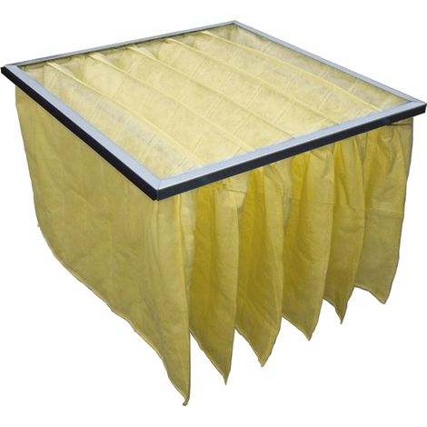 Filtre à poches F8 RS PRO, 592 x 492 x 600mm ( Prix pour 1 )