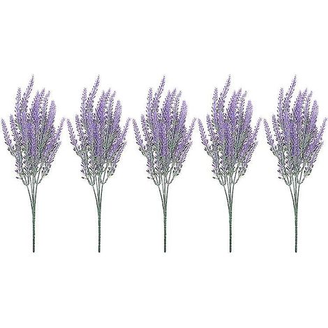 5 Stück künstliche Lavendelblüten (1/3)