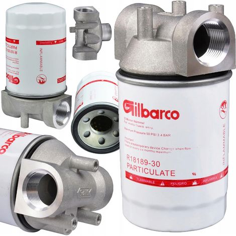 Filtro de combustible Geko G00952 para bomba de aceite de mini distribuidor de 1". (1/5)