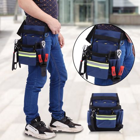 Sac banane d'électricien, porte-outils, pochette de rangement pratique avec ceinture (1/5)