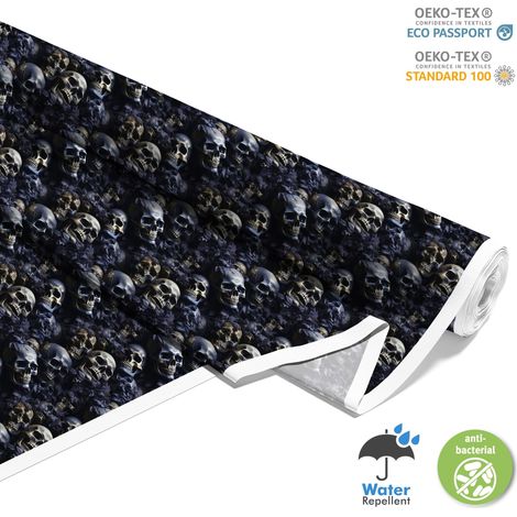 TESSUTI DECORATIVI PER ESTERNI OXFORD - Motivo Teschio I DX4815 (1/5)