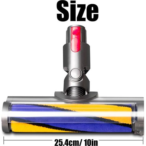 Brosse de sol douce en polaire pour aspirateur Dyson V7 V8 V10 V11, accessoire pour parquet et carrelage, poils délicats (1/5)