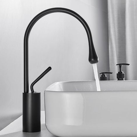 Rubinetto da cucina girevole a 360°, miscelatore monocomando per lavello, acqua calda e fredda regolabile, rubinetto da cucina anticalcare, miscelatore con aeratore rimovibile.