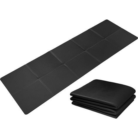 Tapis de yoga pliable antidérapant portable 183 x 61 x 0,6 cm pour fitness et Pilates (1/5)